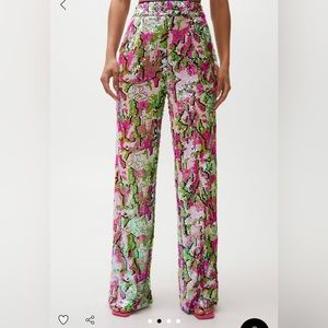 Multi Sequin Wide Leg Pant